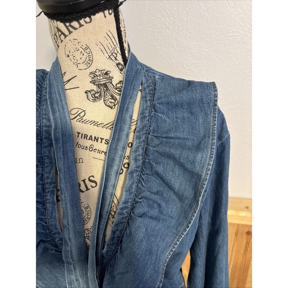 Designer Couture Collab Jacob Cohen Matthew Adam's Dolan Denim Maxi Dress Italy - Picture 2 of 13